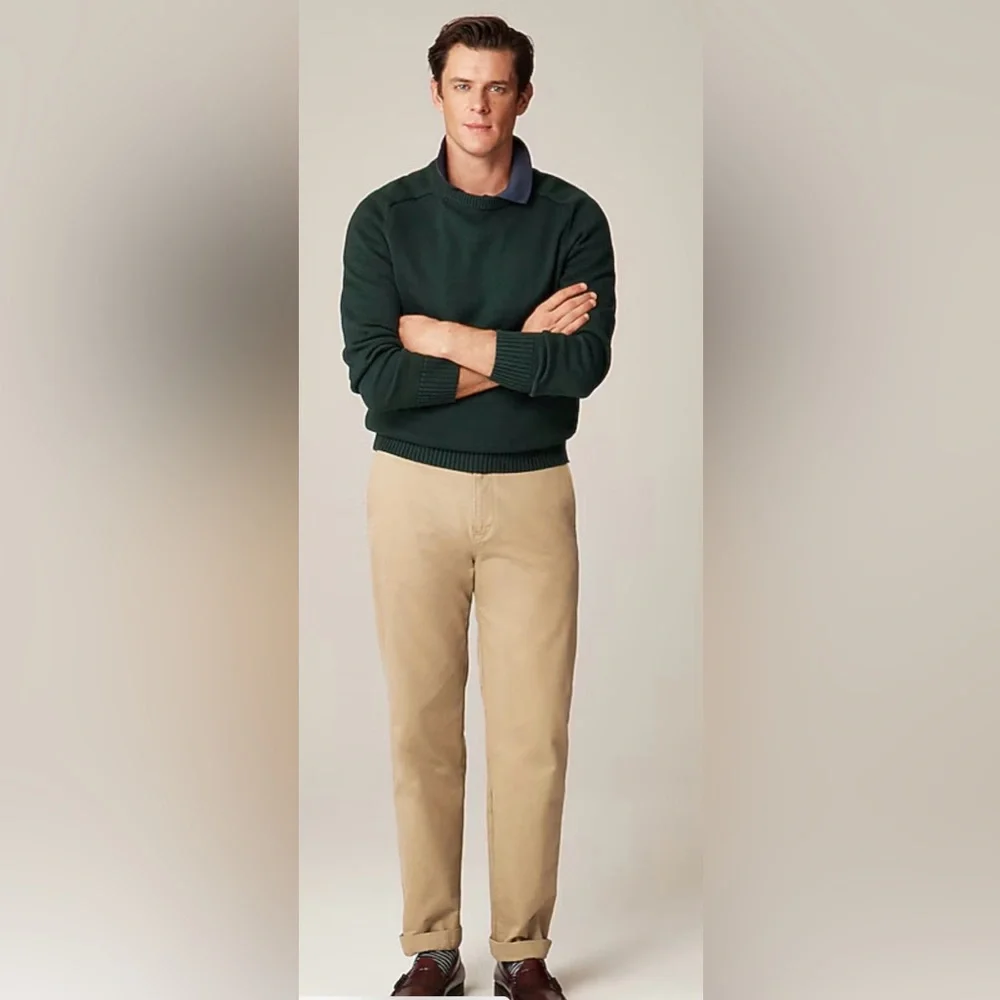 J. Crew Men's Tan Chinos -Broken In